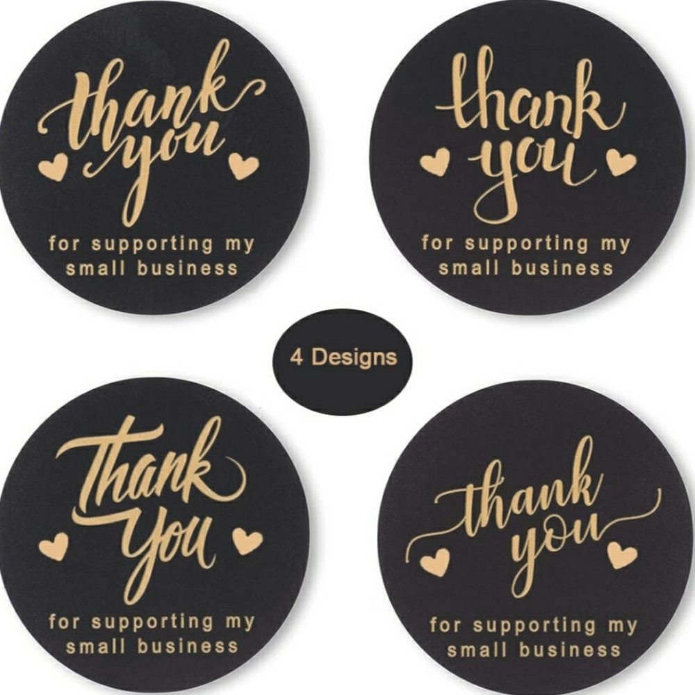 150 Thank You Stickers